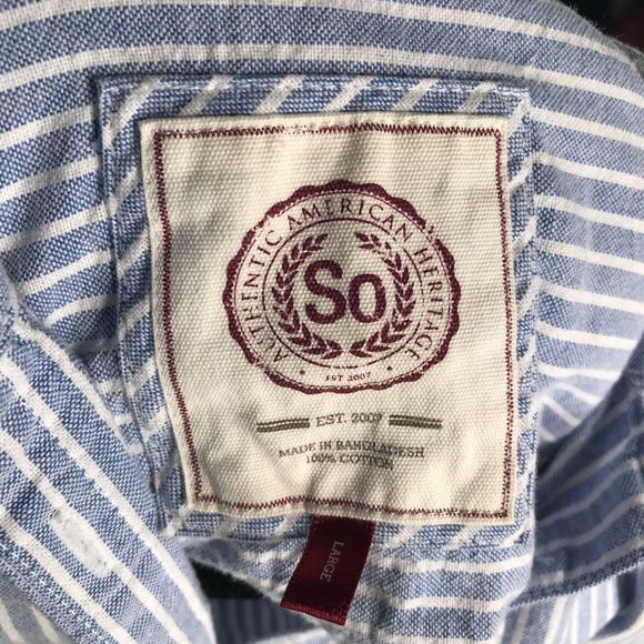 SO: Striped Button Down Dress - Picture 4 of 4